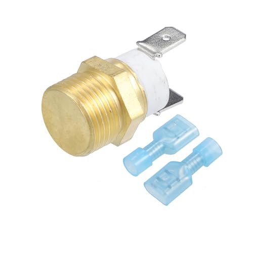 X AUTOHAUX Universal Automotive Radiator Engine Cooling Fan Temperature Thermo Sensor Switch 3/8'' NPT 170 Degree on 155 Degree Off