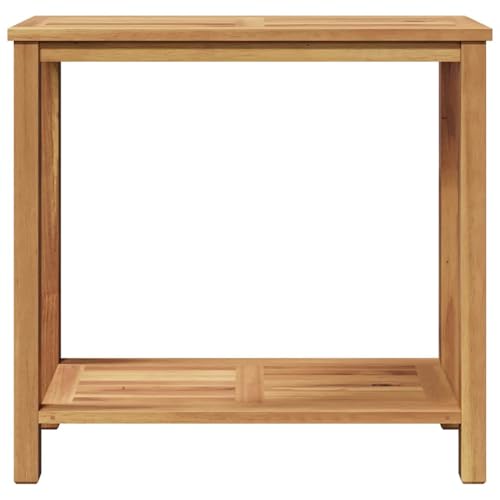 Table console en teck massif résistante aux intempéries