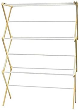 42.5 in. H x 29.5 in. W x 14 in. D Wood Clothes Drying Rack