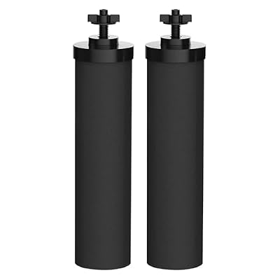 QXCIVR Water Purification Filter Replacement Black Purification Element BB9-2 Water Filter, Compatible, 2 Pack