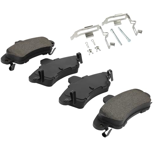Image of QUALITY-BUILT Rear Semi-Metallic Brake Pads, Black Series 1003-0899AM, Compatible with 1995-2002 Ford /Mercury (Contour,Cougar,Mystique)