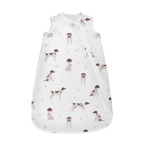 Image of vvfelixl Unisex German Shorthaired Pointer Baby Sleeping Bag,Baby Wearable Blanket,Toddler Sleep Sack,Sleep Suit for Infant Newborn Babies 0-6 Months