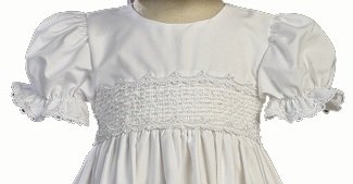 Girls Cotton Christening Gown Dresses With Bonnet Set - Baby Or Infant Girl's Christening Dress, White, 12-18 Months #TOP2