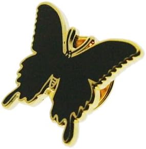 Amazon Solid Design Sdr 029 オリジナル蝶ピンバッチ ピンバッジ ピンズ ラペルピン バッジ バッヂ おしゃれ 襟章 タックピン ブローチ おもしろ かわいい かっこいい メンズ レディース ユニセックス 男女兼用 日本製 モチーフ マーク バタフライクラッチ 真鍮製