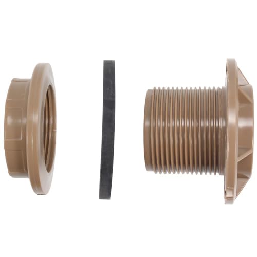 Adaptador Soldável com Flange Anel para Caixa D'água 50mm Marrom
