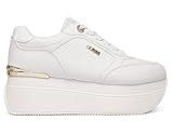 GUESS Zapatillas de mujer Camrio10 Platform FLPC10FAL12, White FLPC10fal12, 36 EU