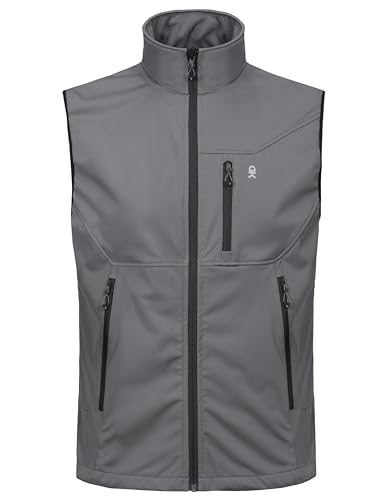 Little Donkey Andy Colete masculino leve, à prova de vento, sem mangas, para viagens, caminhadas, co