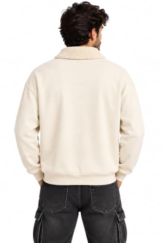 Trillion Store Trillion Men Beige Printed Sweatshirt - Image 2