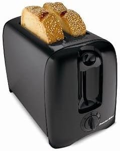 Proctor Silex 2-Slice Toast Boost Shade Selector Crumb Tray Toaster 22612BLK