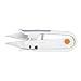Fiskars Forbici tagliafili, Per mancini e destrimani, Lama in acciaio inox/Manico in plastica, Bianco, 1059562