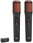 JBL EasySing Mics - Two Wireless AI-Powered Microphones with Real-time Vocal Removal - Black
