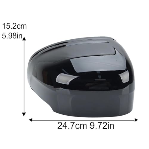 Couvercle rétroviseur Volvo XC60 droit cassé coque de rechange noire