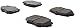 StopTech 309.06350 Sport Brake Pads with Shims and Hardware