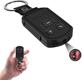 sakalaka Mini Car Key Spy Camera, 1080P HD Portable Hidden Camera Small Body Camera, Mini Video Recorder with Night Vision and Motion Detection, Small Pocket Security Camera for Indoor/Outdoor