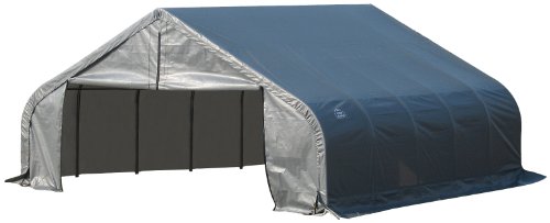 Shelterlogic 80016 18X20X11 Peak Style, Grey Cover Shelter, 18'X20'X12' #TOP19