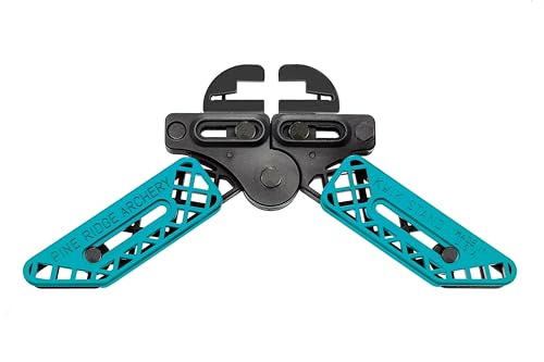 Pine Ridge Archery Kwik Stand Bow Support Adjustable Bow Stand, Turquoise