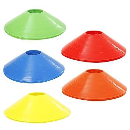 GLS Disc Cones Set Space Marker - Agility Soccer Cones for Training, Football, Kids, Sports, Field Cone Markers (Pack of 30 Pcs)-image-25
