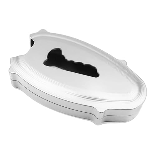 Coque de clé alliage d'aluminium léger argent pour protéger votre trousseau lors de vos déplacements
