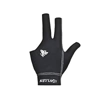 KONLLEN Guante De Billar Profesional Transpirable - Talla L Gris (Mano Derecha) Antideslizante Y Ajustable Para Billar De Nueve Bolas