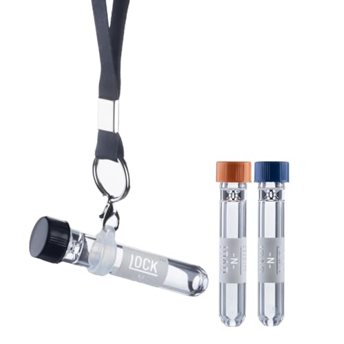 AirWalker 3-Pack with Screw-On Cap & Lanyard | 73mm Length 12mm Diameter