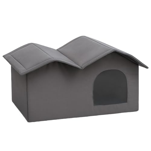 Maison pour chat imperméable et abri isolé contre la chaleur