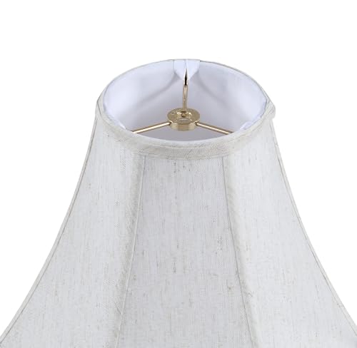 Aspen Creative Corporation 34010 Handsewn Pagoda Spider Lamp Shade In Beige Linen Fabric thumb #3