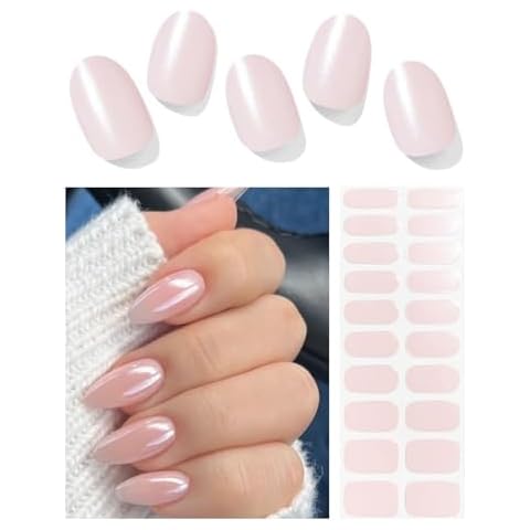 Wahrshei Semi Cured Gel Nail Strips Cover