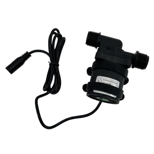 SHYSKY DC40C-2460 Micro Wasserpumpe DC bürstenlos, 24 V 28 W, 6 m 900 LPH, wasserdicht, geräuscharm, tauchfähig oder terrestrische Verwendung, für kleine Kühlung, Gartenarbeit