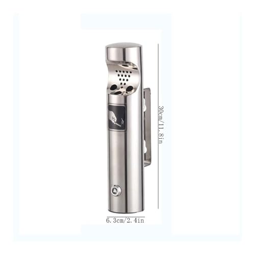 Cilindro for cigarrillos de pared contra suciedad en zonas públicas 2