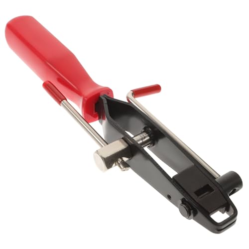 Milisten Alicates para Abrazaderas de Bota con Mango Antideslizante Herramienta para Vehículos Prensado y Corte de Correas Resistente y Duradero Accesorio para Automoción