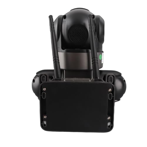 Dpofirs Telecamera di Sicurezza da Esterno con Triplo Obiettivo, a 3 Telecamere 2K con Vista a 360°, Pannello Solare da 8 W, Batteria da 8000 MAh, Rilevamento del Movimento AI,