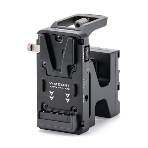 Image of Tilta Battery Plate Compatible with Blackmagic Pyxis 6K / 12K - V-Mount | High Capacity Power Output (2 Pin Lemo, P-Tap, USB-C) | External Power Input | Security Attachment ES-T21-BP-V