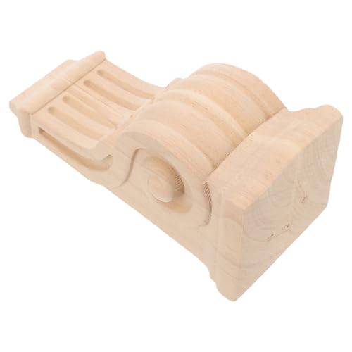 Aplique de madera tallada duradero y práctico para embellecer paredes y muebles