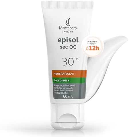 Protetor Solar Facial Episol Sec Oc Fps 30 - Sem Cor - 60ml - Par...