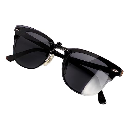 Image of Polarized CLIP-ON Sunglasses for Ray-Ban Clubmaster RB5154 (RX5154) 51-21-145