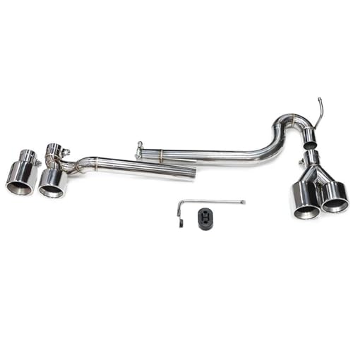 Embout d'échappement quadruple pour BMW F10 F11 520i 525i 528i 535i de finition noire