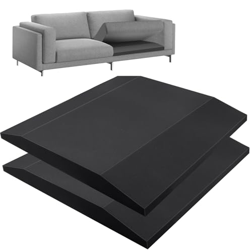 SuQurtom 2PCS 55x55cm Sofa Cushion Support - High Density Foam Seat Cushions for Sagging Sofa Repair, Furniture Support Replacement for Couch, Loveseat & Chair