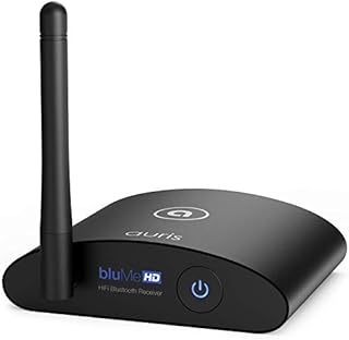 Auris Blume HD Long Range Bluetooth 5.0 Music Receiver Hi-Fi Audio Adapter with Audiophile DAC & AptX HD for Home Stereo, AV Receiver or Amplifier