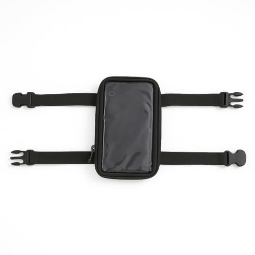 Image of Scooter Mobile Phone Holder Bag with Touch Screen Window, Compatible with Honda Activa, Black