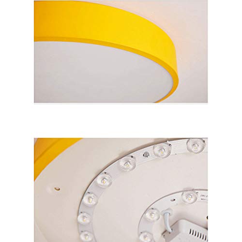 Plafón LED flush montaje con interruptor tricolor para iluminación interior acrílica 4