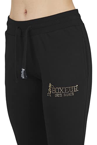 BOXEUR DES RUES - Pantalone Nero con Coulisse