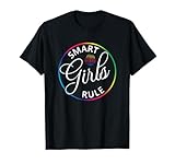 Smart Girls Rule T-Shirt for Women & Girls with Intelligence T-Shirt