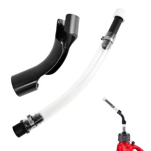 AMZAUTO VP Fuel Jug Hose, Tank Nozzle for VP Racing Fuel Jug 3/5.5 Gallon Gas Can, Gas Can Spout Replacement with 45 Degrees Hose Bender