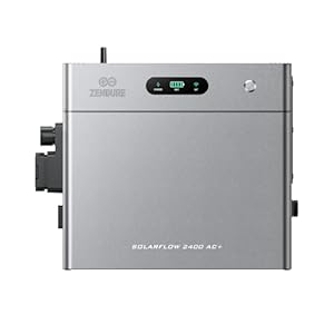 Zendure SolarFlow 2400 AC+ - Zonne-energiecentrale voor op Het Balkon met 2400W Bidirectionele Wisselstroom, Zonne-energiesysteem voor Balkons met Batterijcapaciteit 2,4kWh - 16,8kWh, Plug & Play