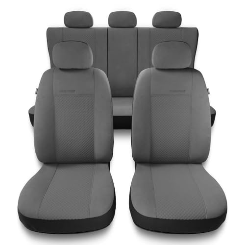 PG-2 Grigio - Universale Set coprisedili auto compatibile con Audi A3 8L, 8P, 8V, 8Y (1996-....)