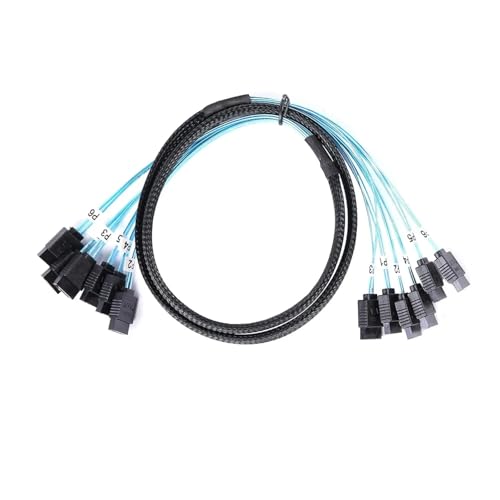 Cable SATA 0.5m 6 puertos set 6Gbps miniatura 4