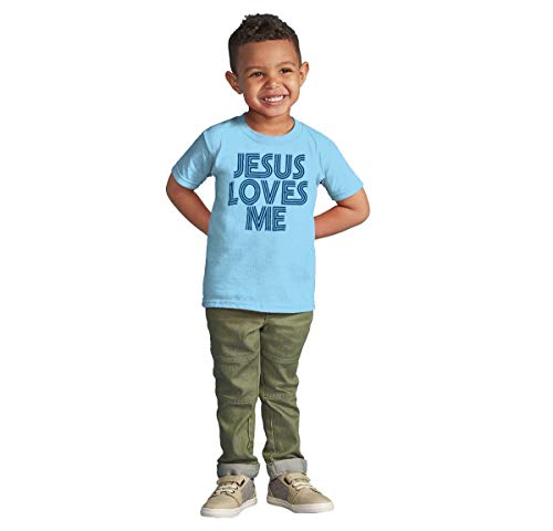 Jesus Loves Me Retro Christian Toddler Boy Girl T Shirt3