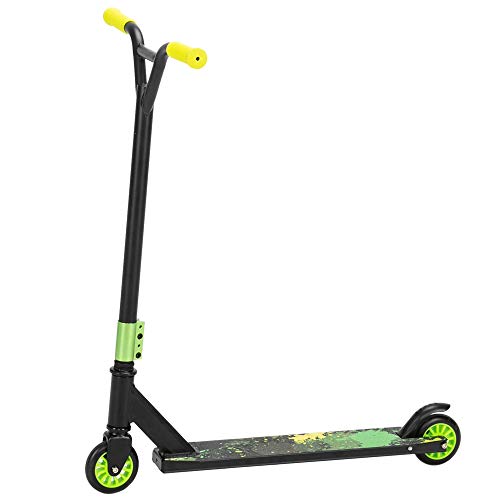 JOYMOR Trick Scooter Freestyle Kick Scooter for Teens and Adults Stunt Scooters for Kids 8 Years and Up, Beginner Pro Scooters for Boys and Girls (Green)