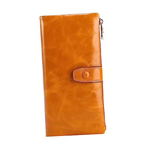 FRCOLOR Rfid Blocking Clutch Bag Women's Designer Wallet Long Wallet Photo Slot for Business Meetings Conventions