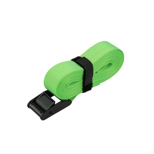 イーバリュー(E-Value) カムバックル式荷締ベルト 25mm×4m ライムグリーン BT-2540LG